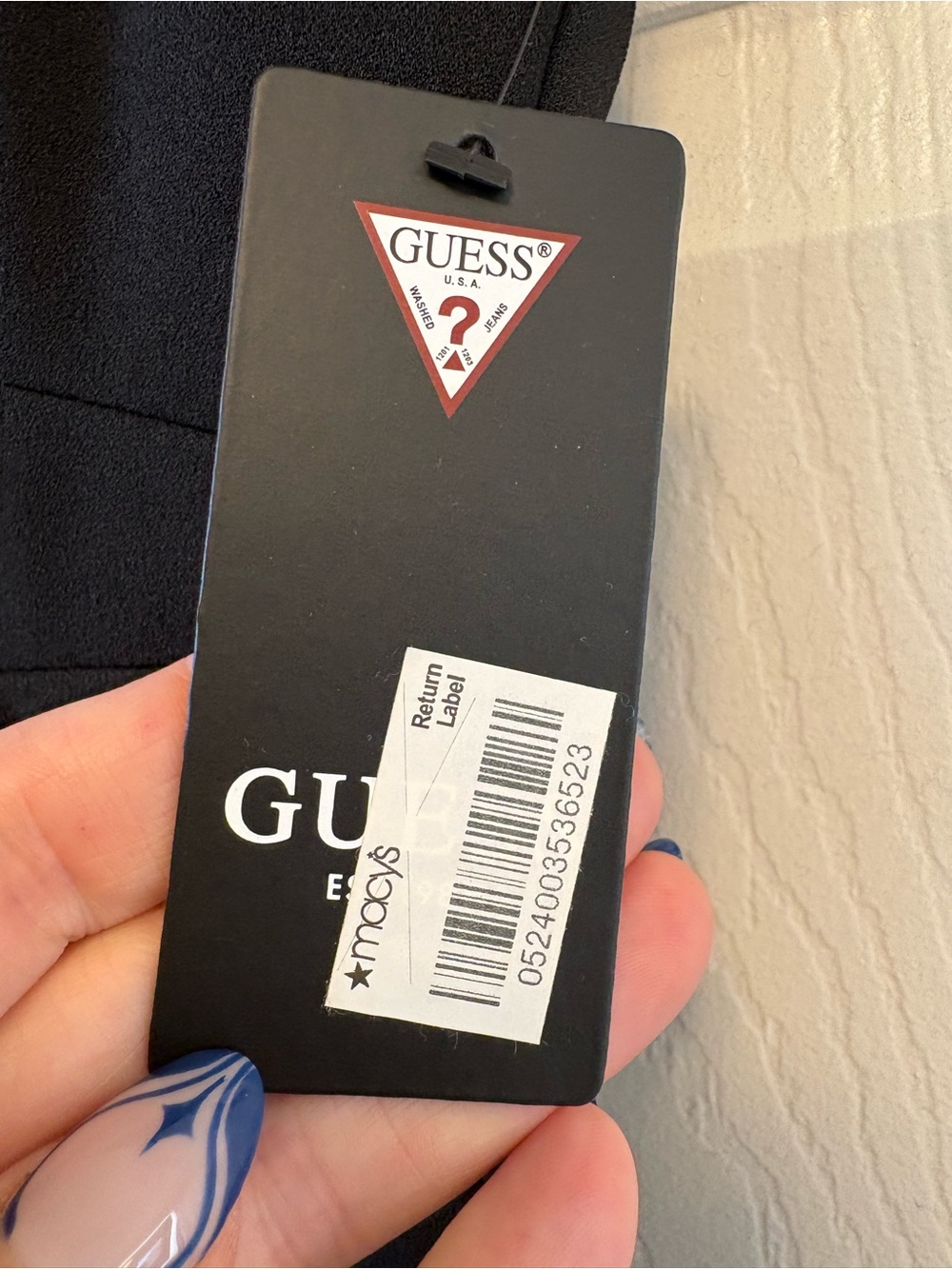 GUESS Black Sleeveless Mini Dress with V-Notch Back WOMENS size 8 NWT - Picture 6 of 15